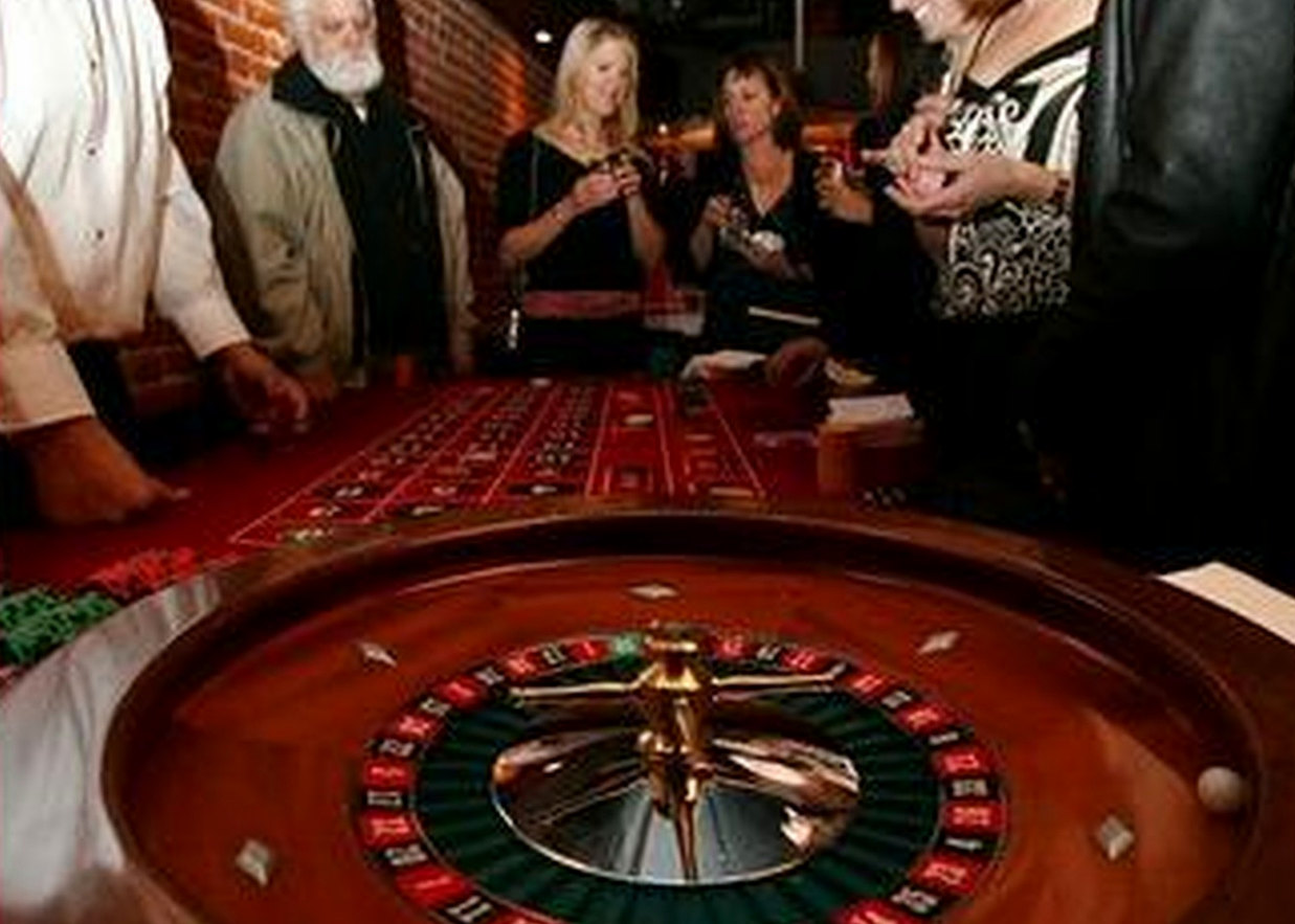 Roulettetafel tijdens een rustige spelronde
